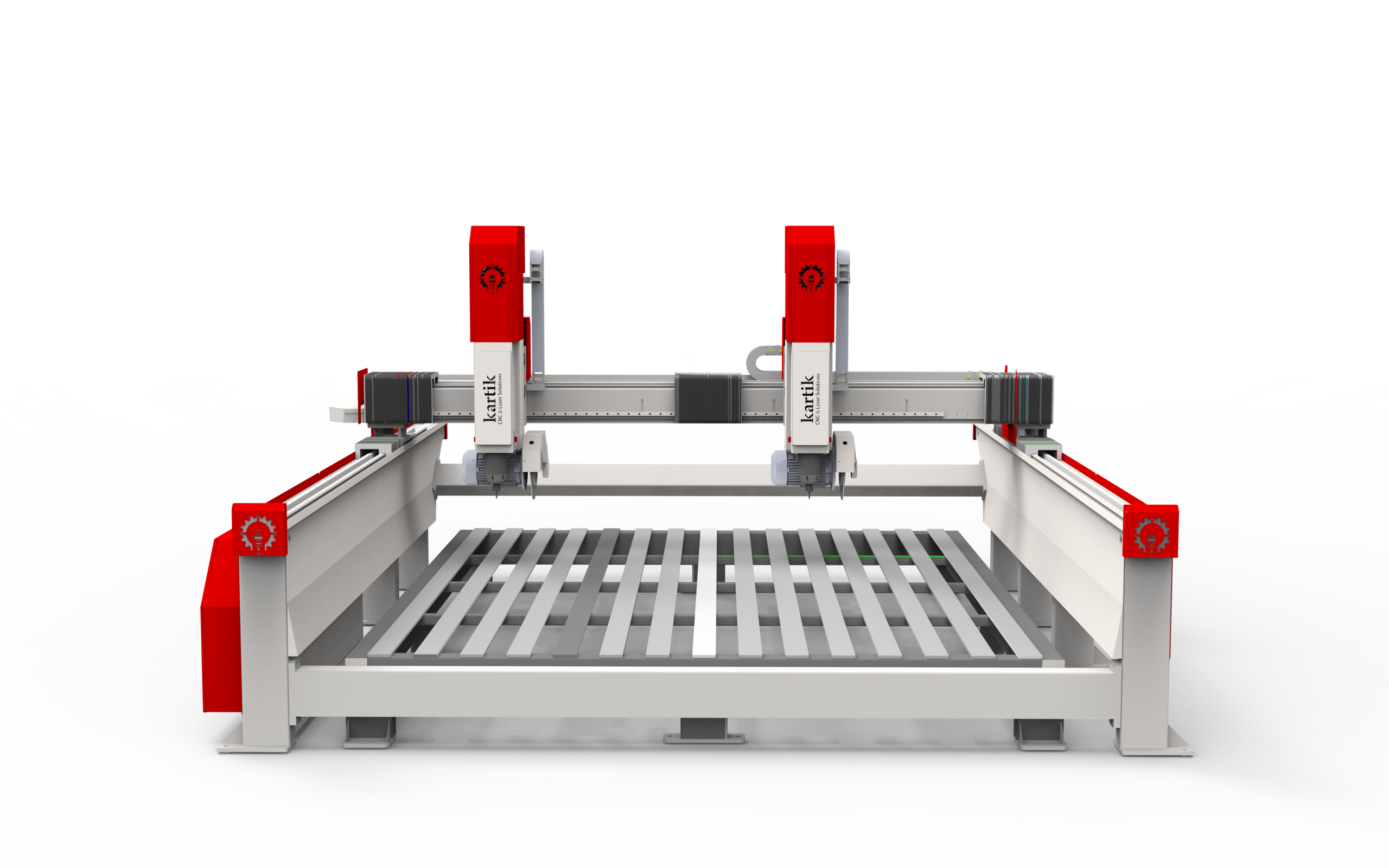 Heavy-duty CNC stone router machine for marble granite and quartz cutting carving and engraving